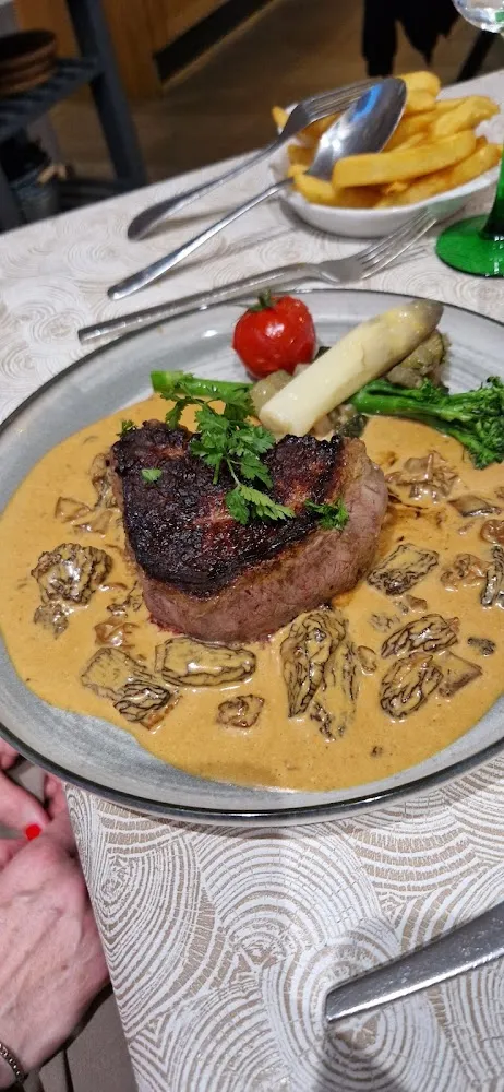 Le Filet de Torro Aux Morilles Indescriptible Bonheur